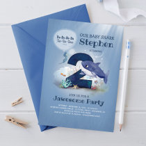 Baby Shark Under the Sea 2nd Birthday Invitation