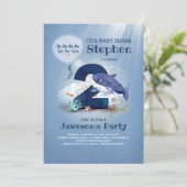 Baby Shark Under the Sea 2nd Birthday Invitation (Standing Front)