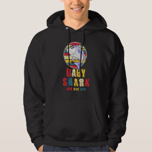 Baby Shark Vintage Retro Doo Doo For Baby For Girl Hoodie