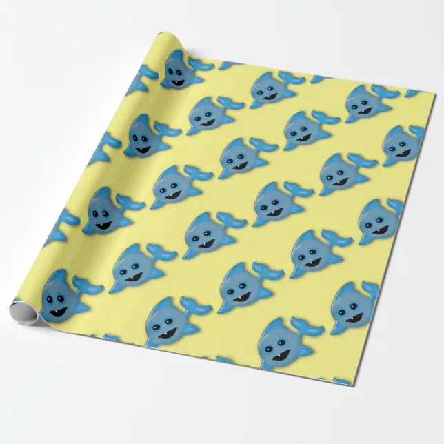 Baby Shark Wrapping Paper Zazzle