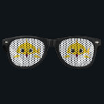 Baby Shark Yellow ~ Retro Sunglasses<br><div class="desc">Accent your outfit and turn some heads with a pair of custom party shades! A great addition to any event, these Eypsters are guaranteed to be the most talked about party swag! Dimensions: 5.75"w x 6"l x 1.94"h (adult size) Full color printing on scratch resistant, waterproof, pinhole vinyl 100% UV...</div>