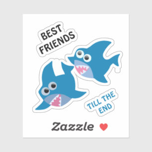 Baby sharks sticker