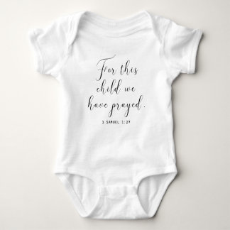 Baby Shirt With Bible Verse - Christian Baby Gift