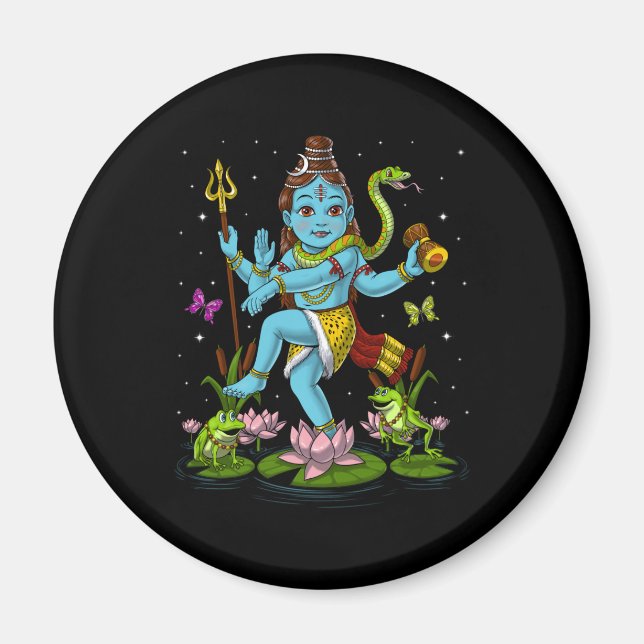 Baby Shiva Nataraja Magnet (Front)