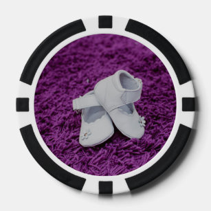 Baby shoes poker chips