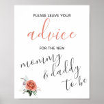 Baby Show Advise Sign at Zazzle