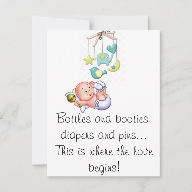 Baby Show Invite For The Gals and Guys (Front)