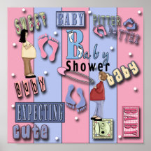 Baby Shower 1Poster Print