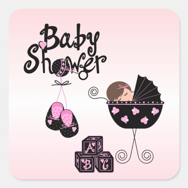Baby Shower 2 Sticker (Front)