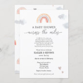 Baby Shower Across the Miles Invitation (Front/Back)