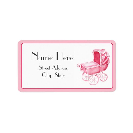 Baby Shower Address Label | Zazzle.com