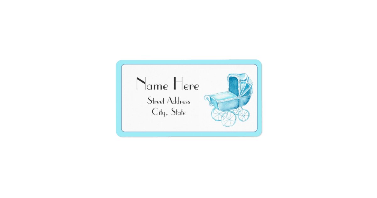 Baby Shower Address Label | Zazzle.com