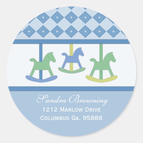 Baby Shower Address Stickers