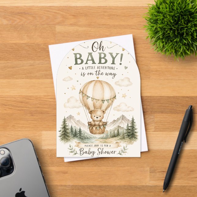 Baby Shower Adventure Invitation (Insitu (Invitation Card))