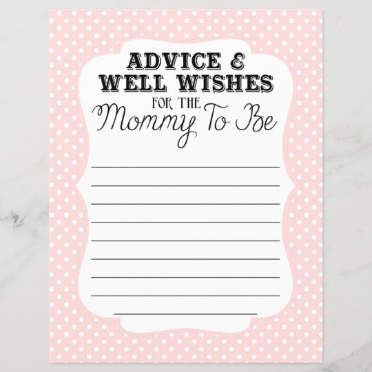 Baby Shower Advice and Wishes for Mommy to be