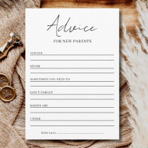 Baby Shower Advice For New Parents Baby Wishes Holiday Card