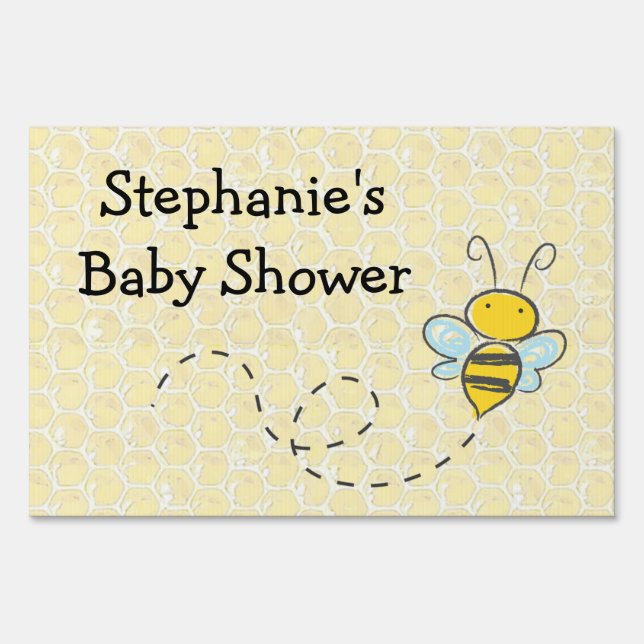 Baby Shower and "Its a Boy" Birth Announcemen Sign (Front)