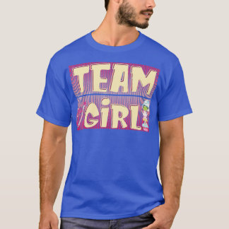 Baby Shower Announcement Gender Reveal Party Team  T-Shirt