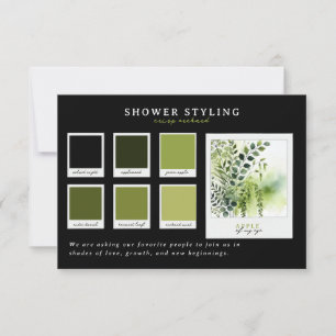 Baby Shower Attire Apple Orchard Palette Invitation