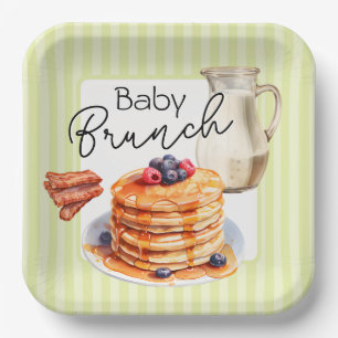 Baby Shower Baby Brunch Paper Plates