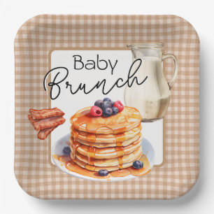Baby Shower Baby Brunch Paper Plates