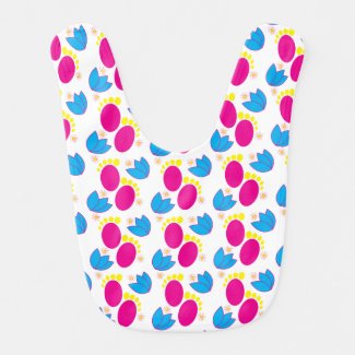 Baby Shower Baby Girl Baby Feet Colorful Floral