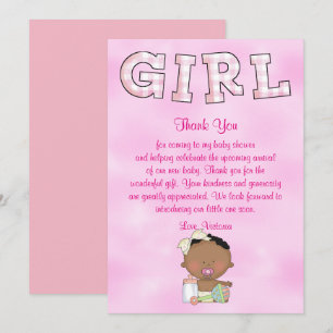 Baby Shower Baby Girl Ethnic Invitation