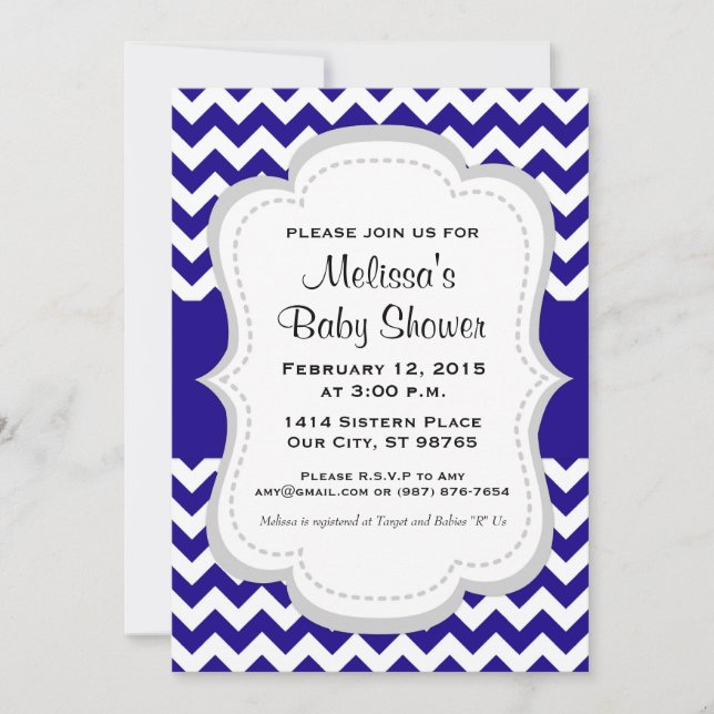 Baby Shower, Baby Sprinkle, Custom Invite (Front)