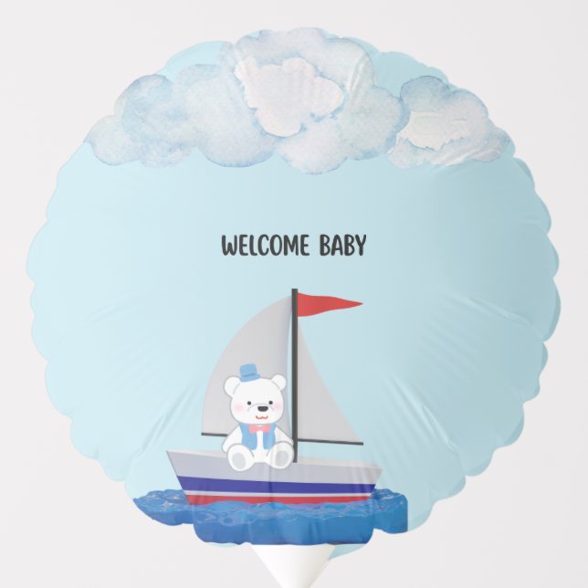 Baby Shower Ballon Balloon (Front)