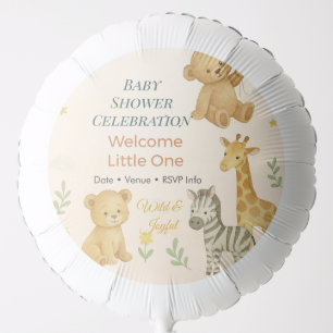Baby Shower Balloon Animal Friends – Joyful