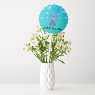 Baby shower balloon centerpiece