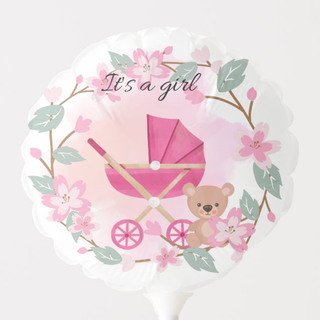 Baby shower balloon centerpiece (Front)