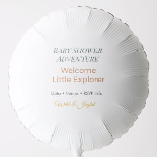 Baby Shower Balloon Safari Adventure – Explorer