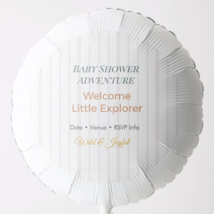 Baby Shower Balloon Safari Adventure – Explorer