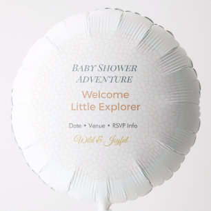 Baby Shower Balloon Safari Adventure – Explorer