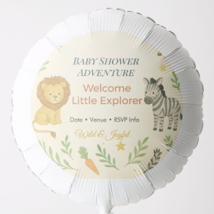 Baby Shower Balloon   Safari Adventure – Explorer