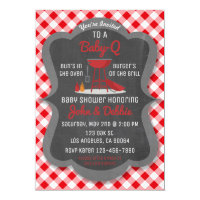 Baby Shower Barbecue Invitation - Baby-Q Party
