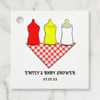 Baby Shower BBQ Favor Tags