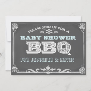Baby Shower BBQ Invitations