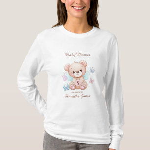 Baby Shower Bears and Butterflies T-Shirt