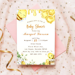 Baby Shower Bee Baby Shower  Invitation