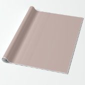 Baby Shower Beige Solid Color CDB3AC Wrapping Paper (Unrolled)