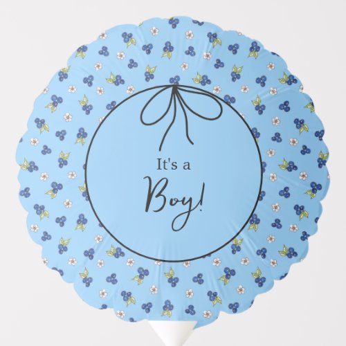 Baby Shower Berry Sweet Vintage Blueberry Balloon