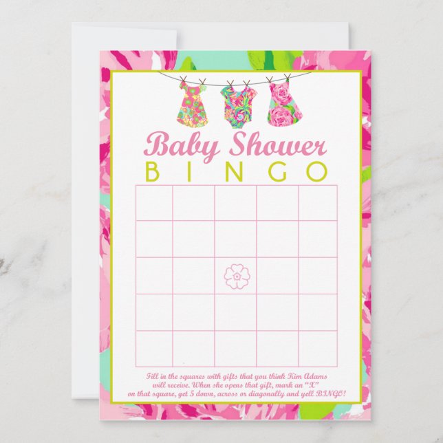 Baby Shower Bingo (Front)