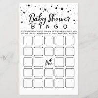 Baby Shower Bingo Baby Shower Party game