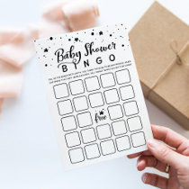 Baby Shower Bingo Baby Shower Party game card