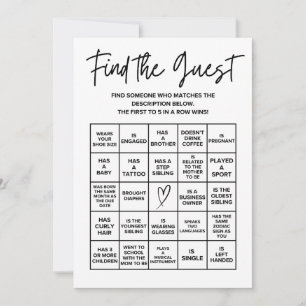 Baby Shower Bingo Card Game