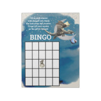 Baby Shower Bingo Dragon Knight  Notepad