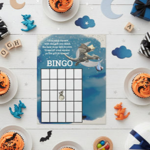 Baby Shower Bingo Dragon Knight Notepad
