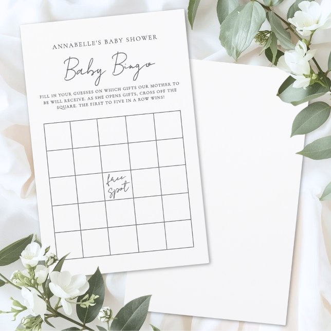 Baby Shower Bingo Game (Baby Shower Bingo Game )